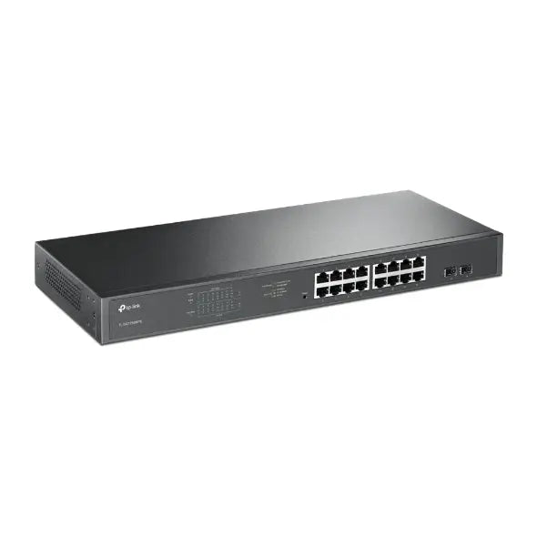 TP-LINK TL-SG1218MPE JetStream 16-Port Gigabit Easy Smart PoE/PoE+ Switch 2 Fans, QoS, IGMP Snooping TP-LINK