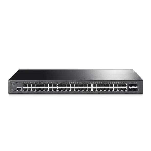 TP-LINK TL-SG3452 JetStream 48-Port Gigabit L2 Managed Switch with 4 SFP Slots, Integrated into Omada SDN, Centralised Management, Static Routing TP-LINK