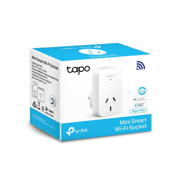 TP-LINK Tapo P100(1-pack) Mini Smart Wi-Fi Socket Smart Plug TP-LINK