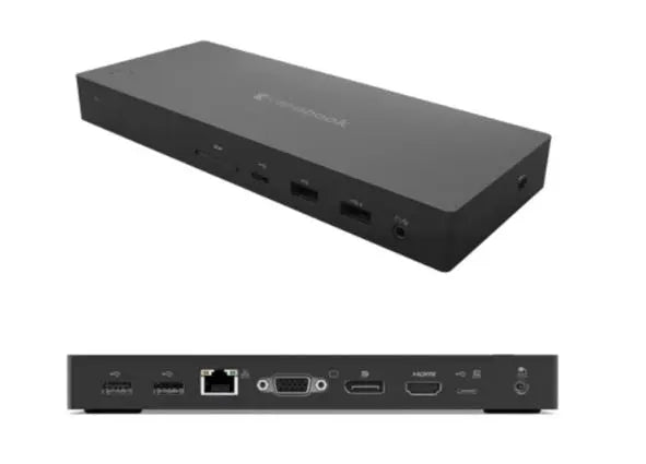 Toshiba PA5356A Dynadock USB-C Dock Features HDMI, DisplayPort and VGA, Microphone/Headphone, 4x USB 3.1 and SD Slot TOSHIBA