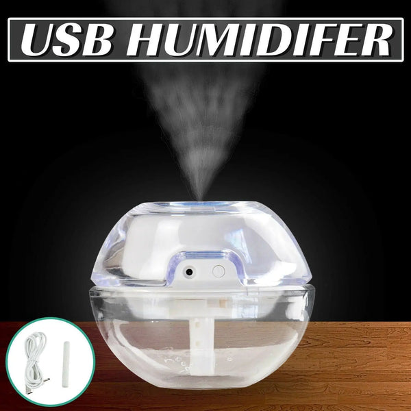 USB Air Humidifier Ultrasonic LED Crystal Nightlights Mist Diffuser Purifier Deals499