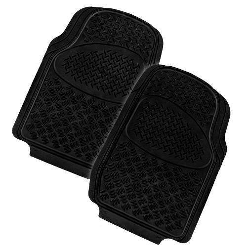 VELOCITY 2-Piece Car Mat - BLACK [Rubber] Deals499