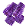 VENOM 4-Piece Car Mat - PURPLE [Rubber/Aluminium Look] Deals499