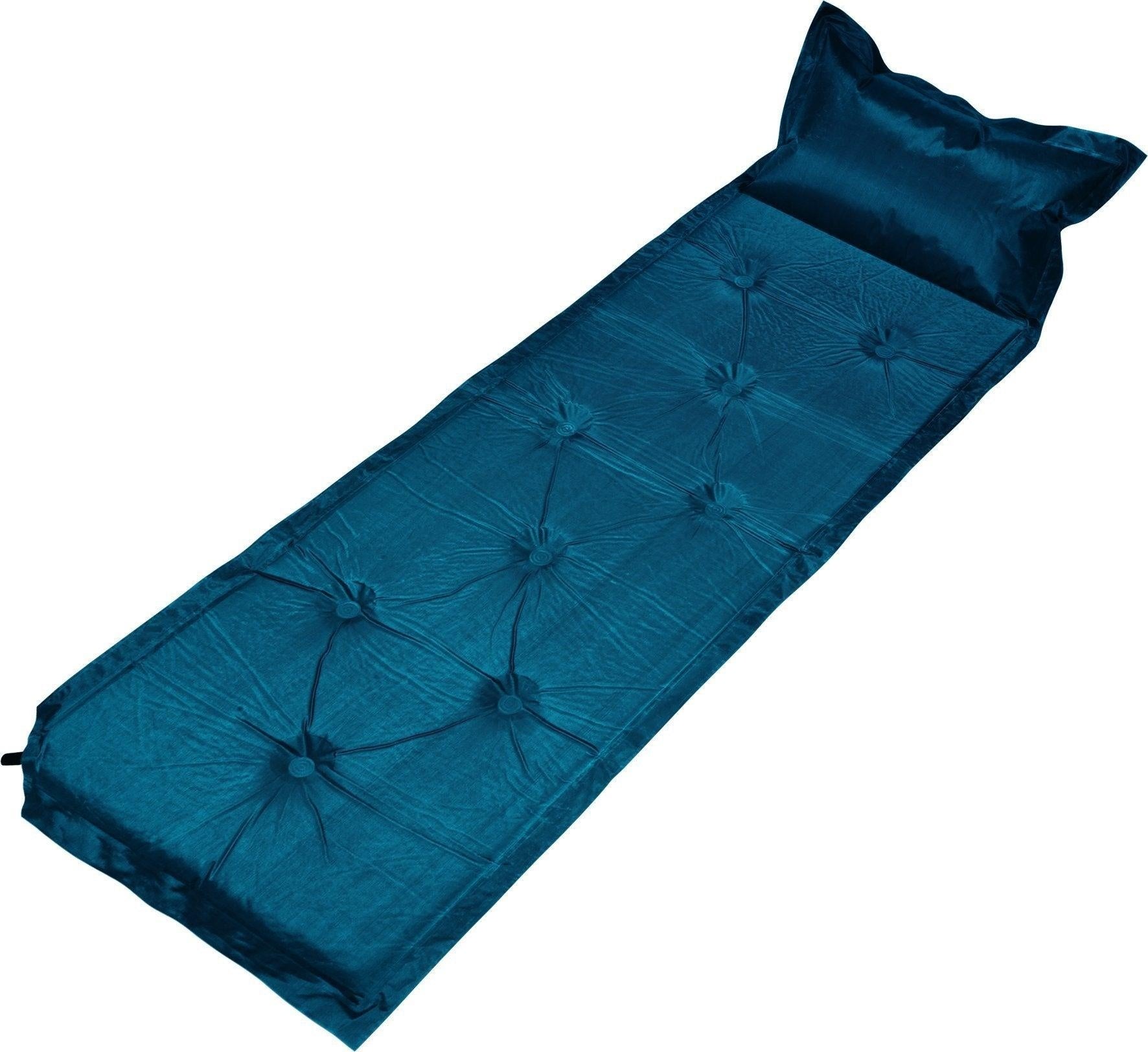 Trailblazer 9-Points Self-Inflatable Polyester Air Mattress With Pillow - NAVY Deals499