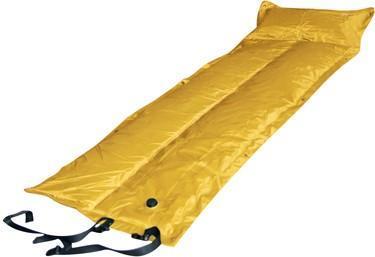 Trailblazer Self-Inflatable Foldable Air Mattress With Pillow - YELLOW Deals499