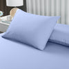 Royal Comfort 2000TC 3 Piece Fitted Sheet and Pillowcase Set Bamboo Cooling - Queen - Light Blue from Deals499 at Deals499