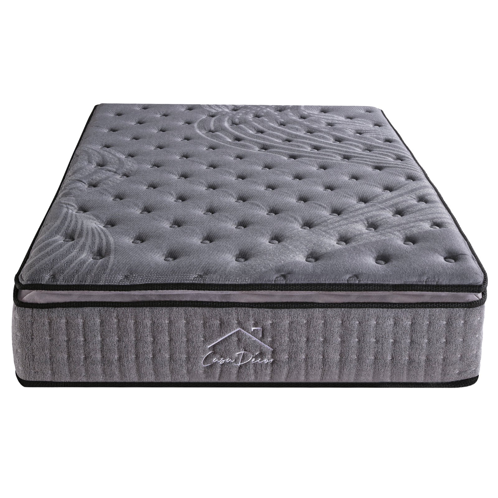 Casa Decor Bamboo Charcoal Mattress Pocket Spring Pillowtop 5 Zone 32cm Depth King Deals499