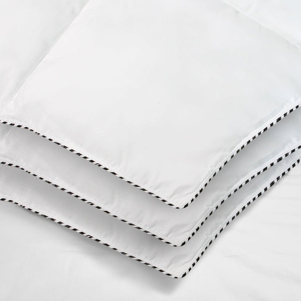 Royal Comfort Bamboo Blend Quilt 250GSM Luxury Doona Duvet 100% Cotton Cover Double White Deals499