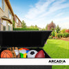 Arcadia Furniture Outdoor Rattan Storage Box Garden Toy Tools Shed UV Resistant Black Deals499