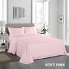 Royal Comfort 1200 Thread Count Sheet Set 4 Piece Ultra Soft Satin Weave Finish Pink Queen Deals499