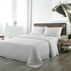 Royal Comfort Bamboo Blended Sheet & Pillowcases Set 1000TC Ultra Soft Bedding King Light Grey Deals499