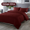 Royal Comfort Bamboo Blended Quilt Cover Set 1000TC Ultra Soft Luxury Bedding King Malaga Wine Deals499