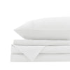 Royal Comfort Vintage Washed 100% Cotton Sheet Set Fitted Flat Sheet Pillowcases Single White Deals499