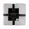 Royal Comfort Plush Blanket Throw Warm Soft Super Soft Large 220cm x 240cm  Light Grey Deals499