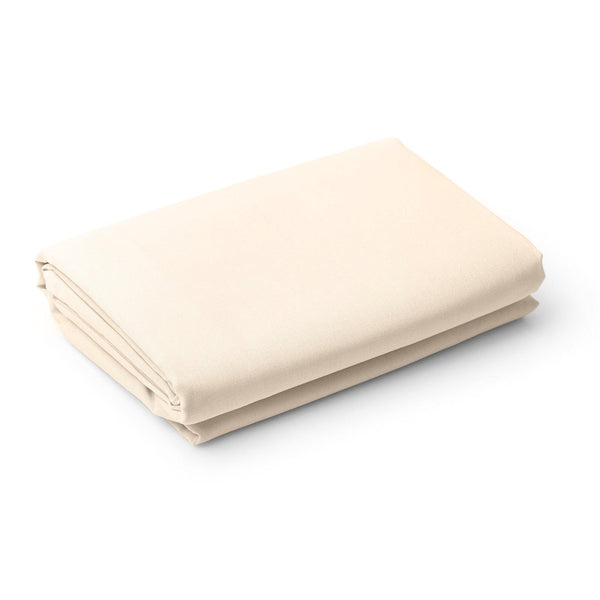 Royal Comfort 1200 Thread Count Fitted Sheet Cotton Blend Ultra Soft Bedding Ivory Queen Deals499