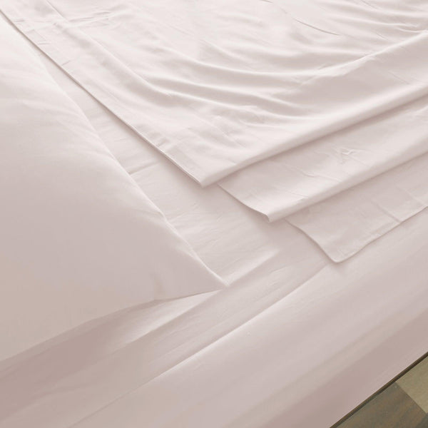 Royal Comfort 1000 Thread Count Bamboo Cotton Sheet and Quilt Cover Complete Set Queen Blush Deals499