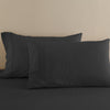 Royal Comfort Flax Linen Blend Sheet Set Bedding Luxury Breathable Ultra Soft Charcoal Queen Deals499