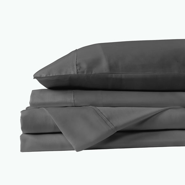 Royal Comfort 600 Thread Count Cooling Ultra Soft Tencel Eucalyptus Sheet Set Graphite Queen Deals499