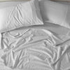 Royal Comfort Stripes Linen Blend Sheet Set Bedding Luxury Breathable Ultra Soft Grey Queen Deals499