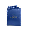 Royal Comfort Satin Sheet Set 4 Piece Fitted Flat Sheet Pillowcases  - King - Navy Blue Deals499