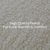 Royal Comfort Fleece Top Electric Blanket Fitted Heated Winter Underlay - Queen - White Deals499