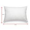 Royal Comfort Goose Down Feather Pillows 1000GSM 100% Cotton Cover - Twin Pack 50 x 75 cm White Deals499