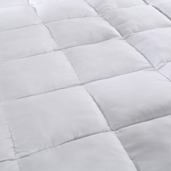 Royal Comfort 1000GSM Luxury Bamboo Fabric Gusset Mattress Pad Topper Cover King White Deals499