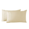 Royal Comfort Twin Pack Pillowcases Cooling Bamboo Blend Ultra Soft 51cm x 76cm 51 x 76cm Sand Deals499