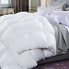 50% Duck Feather & 50% Duck Down Quilt 500GSM + Duck Pillows Twin Pack Combo Double White Deals499