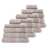 Royal Comfort 20 Piece Cotton Bamboo Towel Bundle Set 450GSM Luxurious Absorbent Champagne Deals499