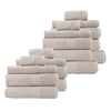 Royal Comfort 18 Piece Cotton Bamboo Towel Bundle Set 450GSM Luxurious Absorbent Beige Deals499