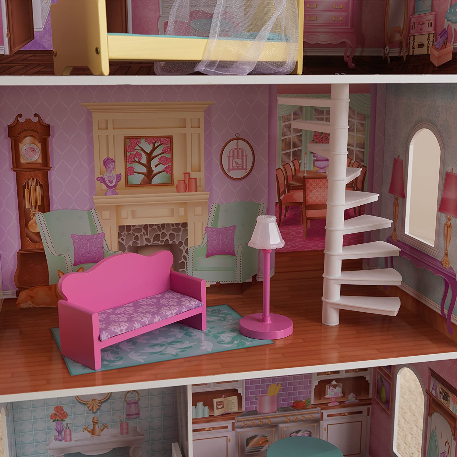 Dollhouse with Furniture for kids 110 x 65 x 33 cm (Model 2) Deals499