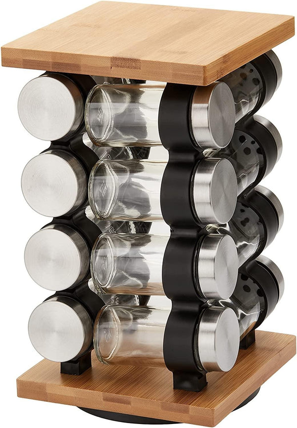 Spice Rack Organizer with 12 Pieces Jars for Kitchen Deals499