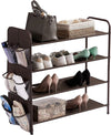 4 Tier Metal Shoe Rack Storage Organiser for Entryway and Bedroom from Deals499 at Deals499