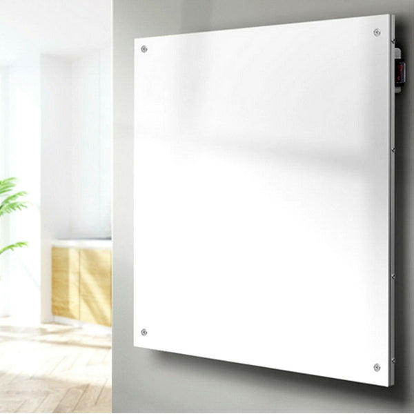 Slimline Electric Infrared Eco Panel Heater Floor/ Wall Mount White Metal 600w Deals499