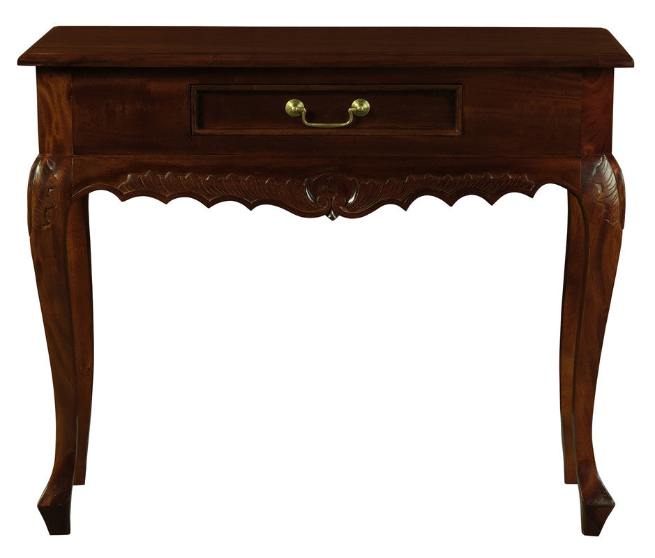 Sierra Carved 1 Drawer Sofa Table (Mahogany) Deals499