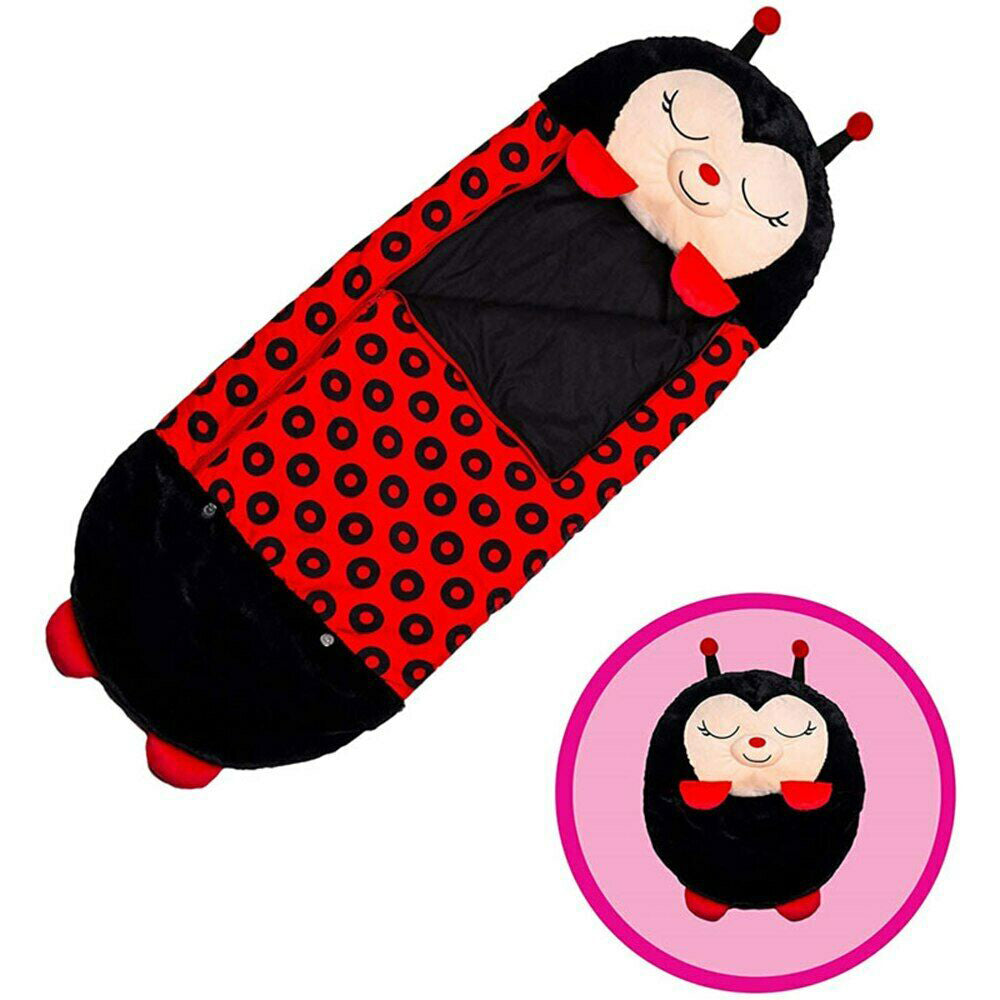 Large Size Happy Sleeping Bag Child Pillow Birthday Gift Camping Kids Nappers Black Deals499