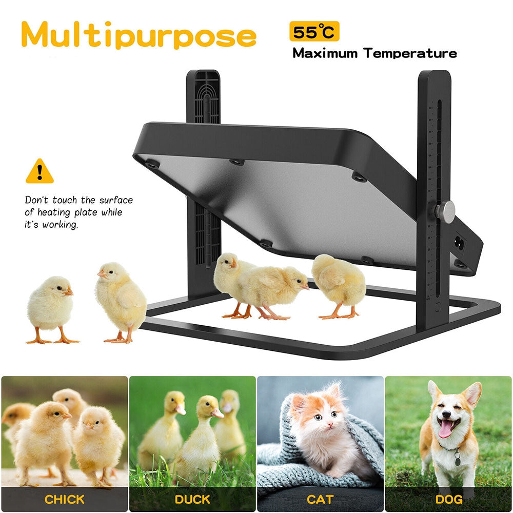 13W Chick Brooder Heating Plate 27x27cm Chicken Coop Heater Duck Poultry Warmer from Deals499 at Deals499