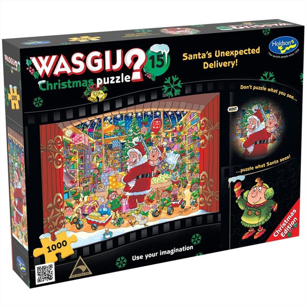 Wasgij 1000 Piece Puzzle Christmas: # 15 Santa's Unexpected Delivery Deals499