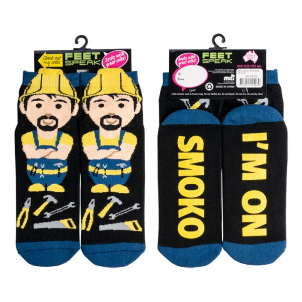 Tradie Feet Speak Socks from Deals499 at Deals499