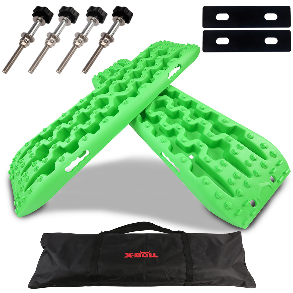 X-BULL Recovery tracks Sand tracks KIT Carry bag mounting pin Sand/Snow/Mud 10T 4WD-GREEN Gen3.0 Deals499