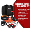 X-BULL Winch Recovery Kit 13PCS Recovery tracks /Snatch Strap Off Road 4X4 Deals499