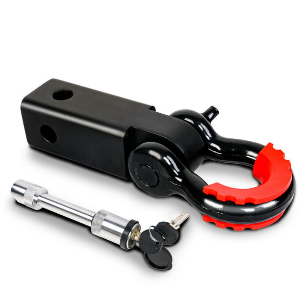 X-BULL Hitch Receiver 5T Recovery Receiver with Bow Shackle Tow Bar Off Road 4WD Deals499