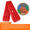 X-BULL 2 Pairs Recovery tracks Sand Mud Snow 4WD / 4x4 ATV Offroad Stronger Gen 3.0 - Red Deals499