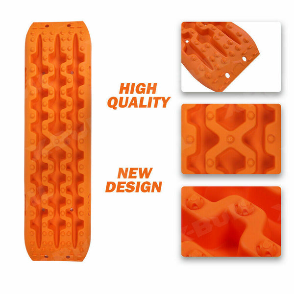 X-BULL Recovery tracks Sand 2 Pairs 4PC10T 4WD Sand / Snow / Mud Off-road Gen 3.0 - Orange Deals499