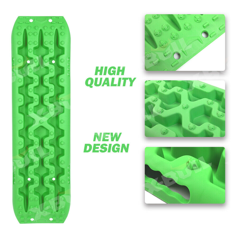 X-BULL Recovery tracks Sand tracks 2pcs Sand / Snow / Mud 10T 4WD Gen 3.0 - Green Deals499