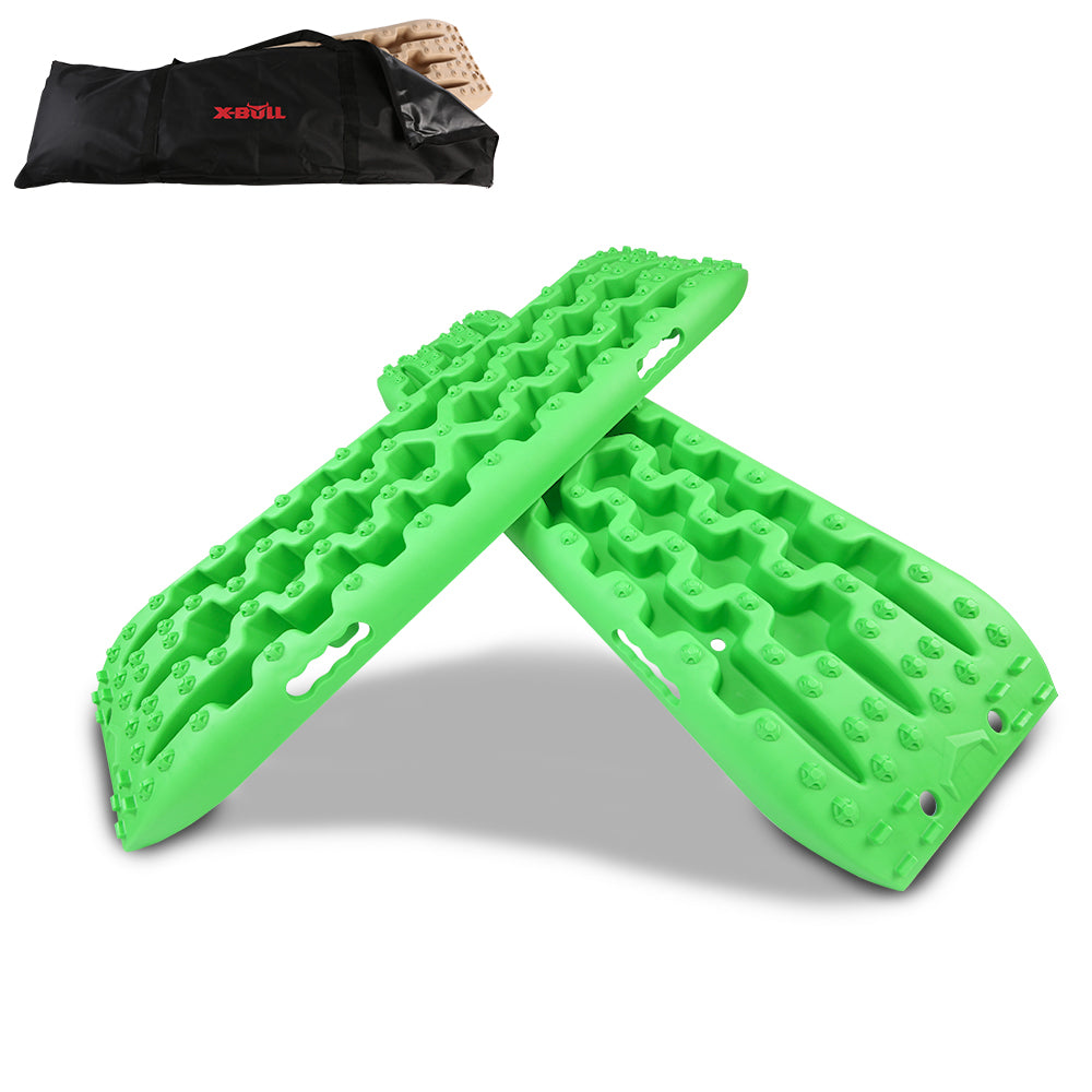 X-BULL Recovery tracks Sand tracks 2pcs Sand / Snow / Mud 10T 4WD Gen 3.0 - Green Deals499