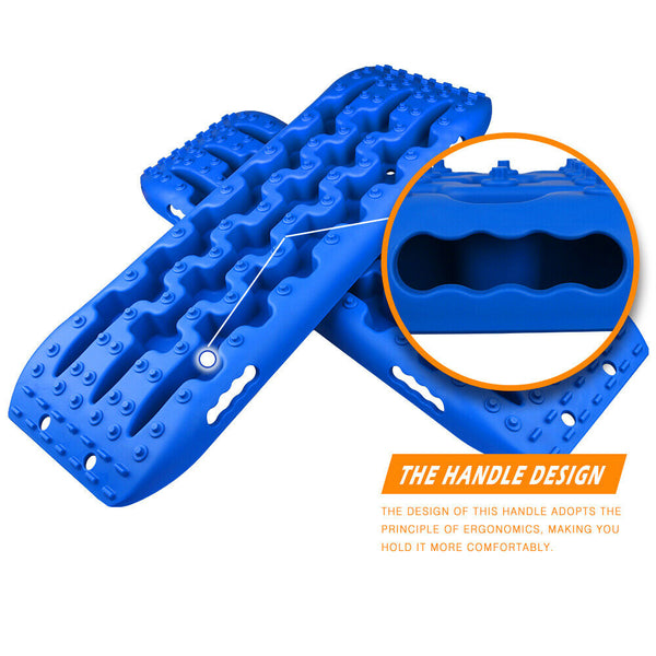 X-BULL Recovery tracks Sand tracks 2pcs Sand / Snow / Mud 10T 4WD Gen 2.0 - blue Deals499