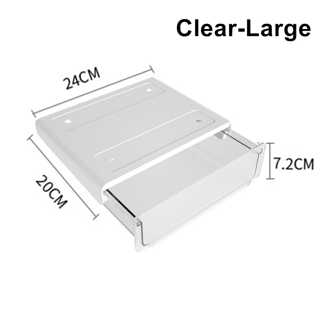 Under Desk Drawer Slide-out Large Office Organizers and Storage Drawers - Large Clear from Deals499 at Deals499