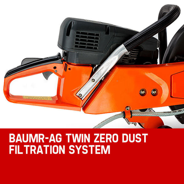 Baumr-AG 75cc Concrete Cut Off Demolition Saw Wet Demo Road Cutter Brick Deals499